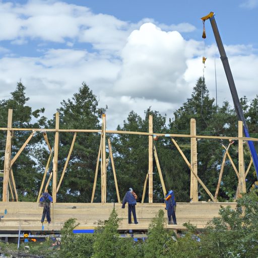 Baustelle eines Gebäudes